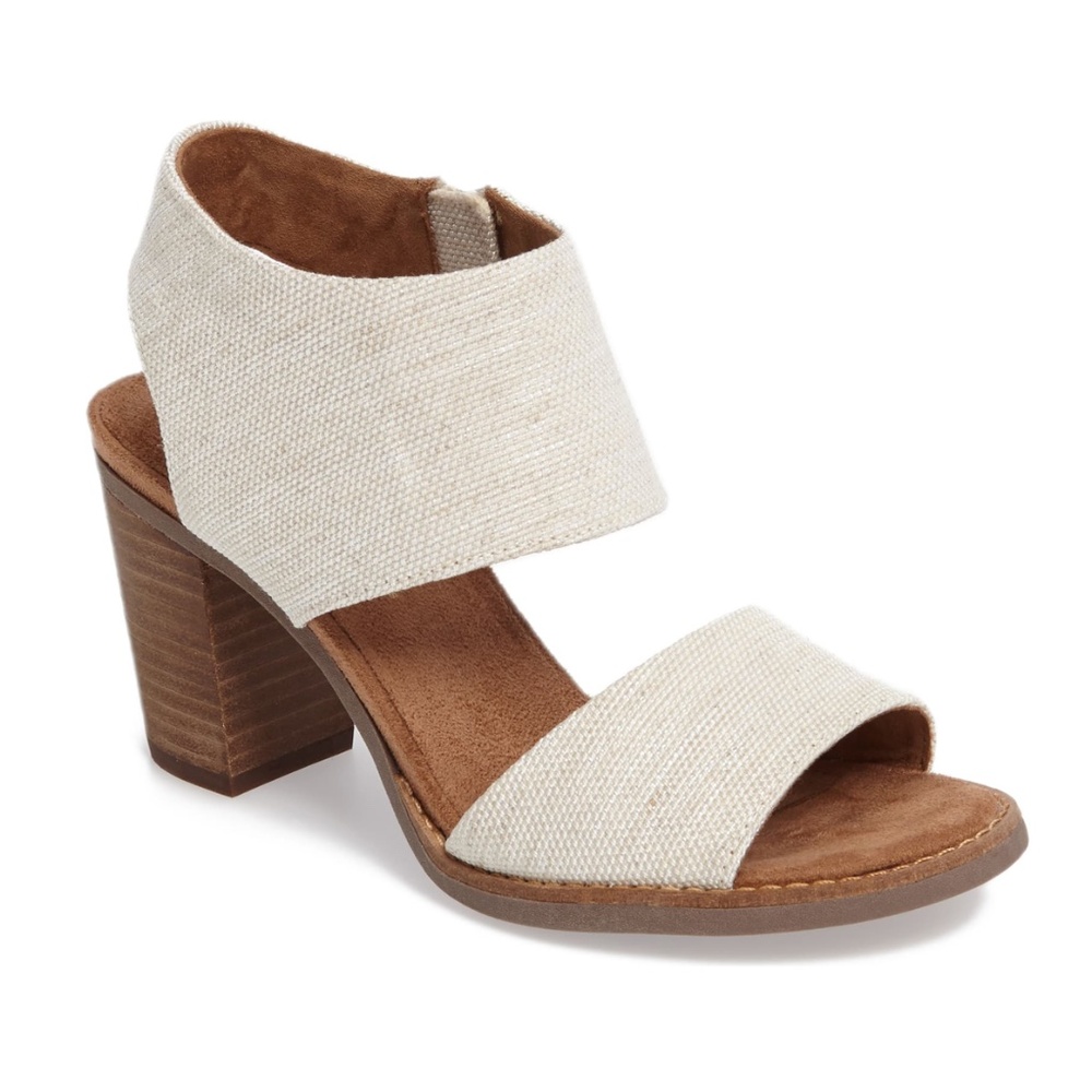 NWT TOMS | Majorca Cutout Block Heel